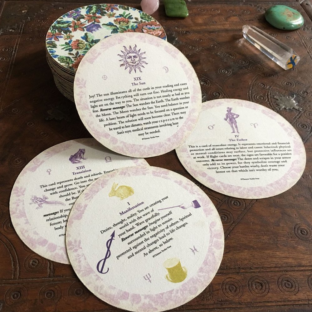 Circle of Life Handmade Divination Card Deck - 78 Cards